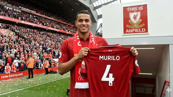 Liverpool is fighting with Chelsea to take Nottingham Forest's centre-back Murilo - Picture created by AI