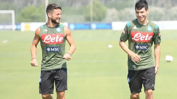 Lozano had minutes on the game against AC Milan.