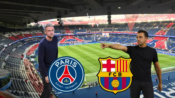 Luis Enrique and Xavi reunite before the PSG vs FC Barcelona match.