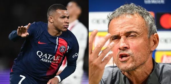 Luis Enrique is not happy with Kylian Mbappé...