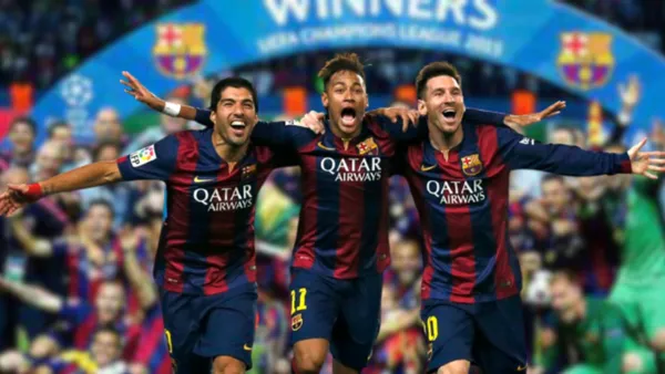 Luis Suárez - Neymar Jr. - Lionel Messi (Photo: FC Barcelona)