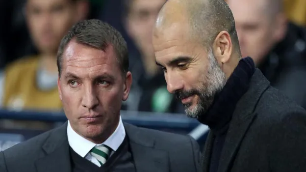 Manchester City and Newcastle are set for a battle of money over Leicester City manager Brendan Rodgers who City seed as Guardiola's replacement.