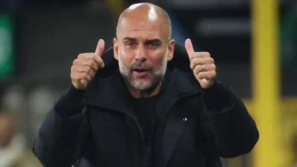 Manchester City reignited their champions league dream with a whooping 1-5 win against Club Brugge tonight and Pep Gaurdiola set another record with the wind.