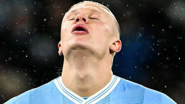 Manchester City striker Erling Haaland remains sidelined with a foot problem