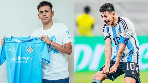 Manchester City's newest signing will play with River Plate for one year on loan.