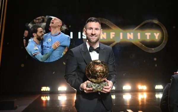 Manchester City's Portuguese midfielder disagrees with the award and questioned the reasons why they gave the Argentine the award.