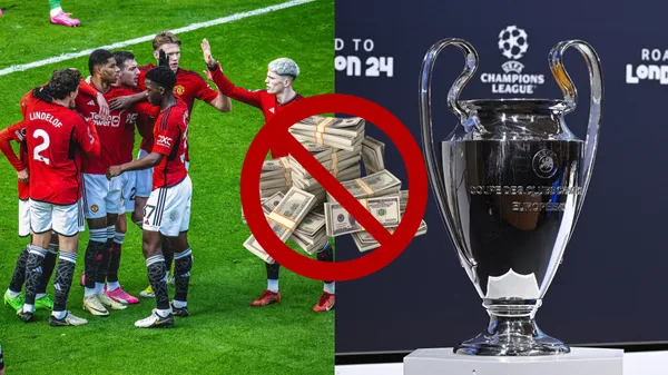 Manchester United could start losing money as a penalty for not qualifying for the Champions League.