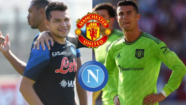 Manchester United looking for Hirving Lozano and put Cristiano Ronaldo as a bargaining chip Napoli say Mexican's future.