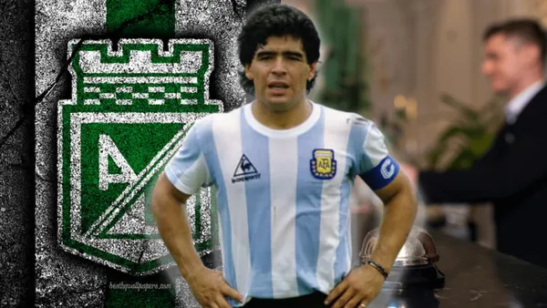 Maradona. PHOTO: Walpaper Atl Nacional