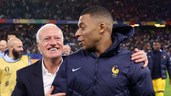 Mbappé and Deschamps