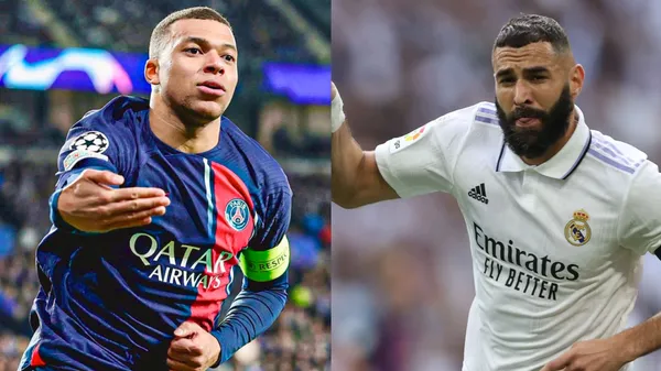 Mbappé could follow Benzema's footsteps at Real Madrid soon.