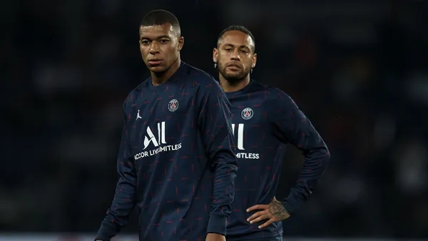 Mbappé seems upset with Neymar's form, and being outshined by him.