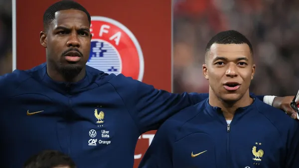 Mbappé sent words of support to his teammate Maignan, after he was racially abused during the match.