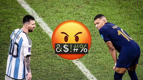 Mbappé used a slur to describe Messi for beating France in the 2022 World Cup final.