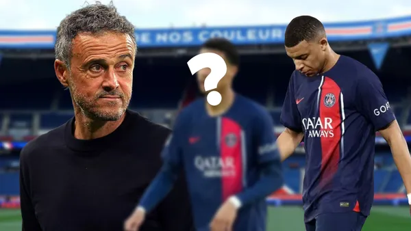 Mbappe worried and Luis Enrique upset