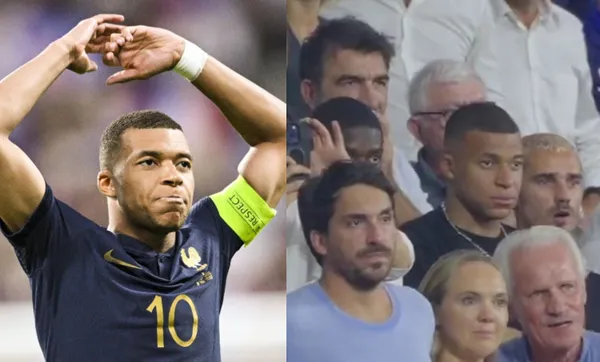 Mbappe's reaction that goes viral