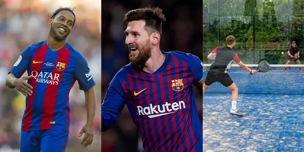 Meet this player that Ronaldinho admired and now plays paddle tennis