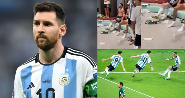 Messi again in controversy for stepping on the shirt, now it is known whose shirt it was.