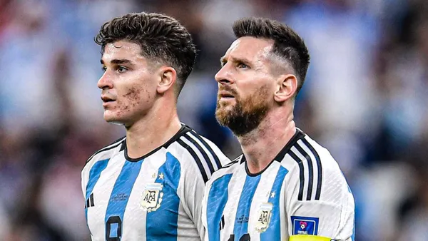 Messi and Alvarez