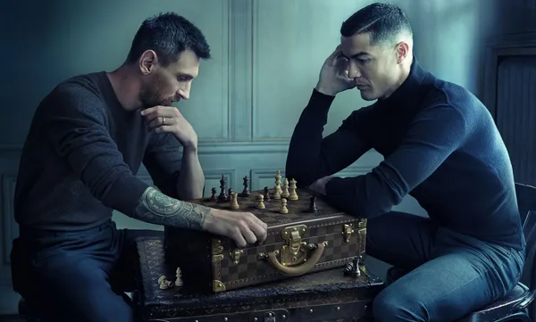 Messi and Cristiano Ronaldo. Fhoto: GQEspaña