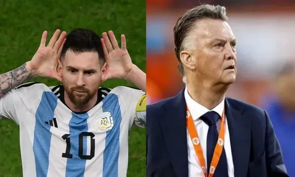 Messi couldn't take it any longer and dedicated a few words to the Netherlands coach after the World Cup match