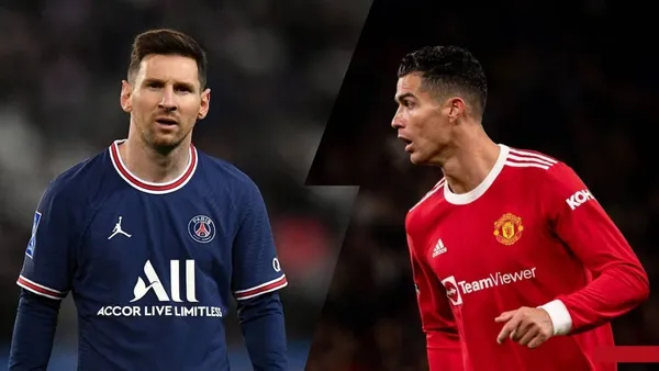 Messi misses and Cristiano hits.