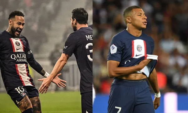 Messi scored a great goal for PSG, but Mbappe didn't seem to be that surprised.