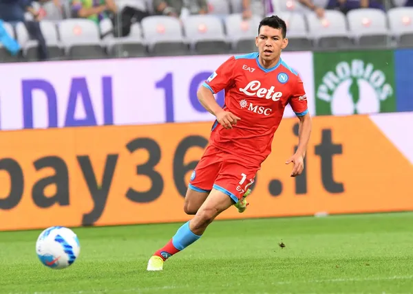 Mexican forward Hirving Lozano scored the first goal of Napoli's win over Fiorentina as the club continued it's unbeaten run in the Serie A.