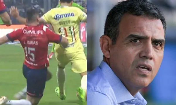 Mexico's national clasico started in a surprising way with an early penalty after a childish foul.