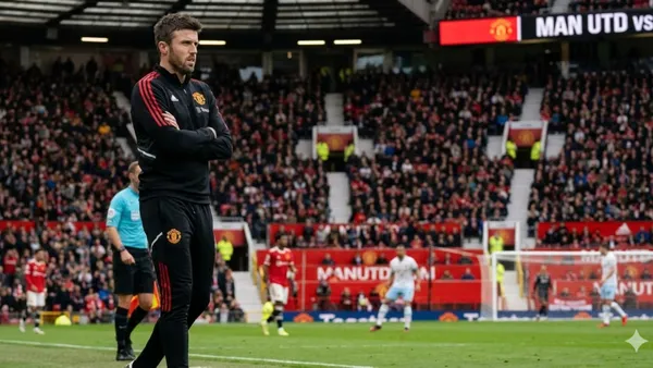 Michael Carrick, another head coach Manchester United should keep an eye on - Picture created by AI
