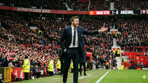 Michael Carrick happy with Manchester United's performance against Everton - Picture created by AI