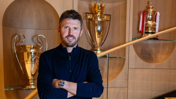 Michael Carrick was presented as new Manchester United head coach - Manchester United
