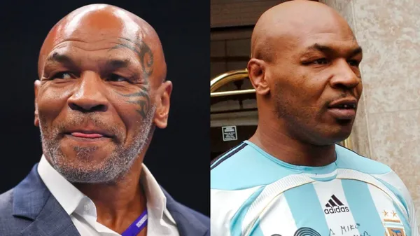 Mike Tyson has a large collection of football jerseys.