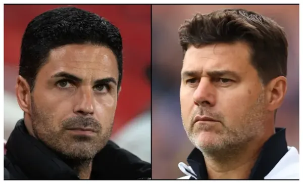 Mikel Arteta and Mauricio Pochettino