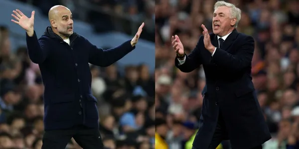 Pep Guardiola and Carlo Ancelotti