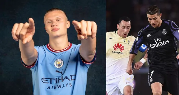 New Citizen signing Haaland found out he would be playing against America and this is what he did to show his power.