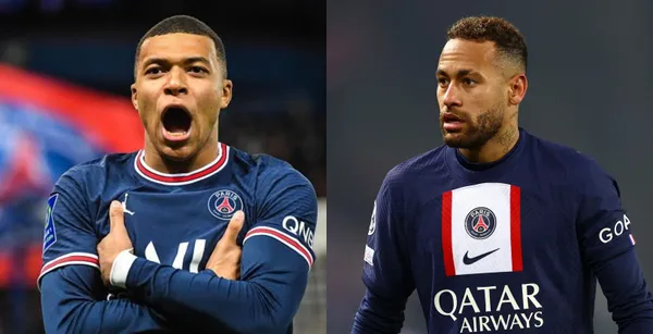 Neymar and Kylian Mbappe are trending on social media at the moment