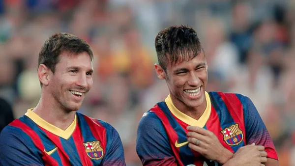Neymar and Messi