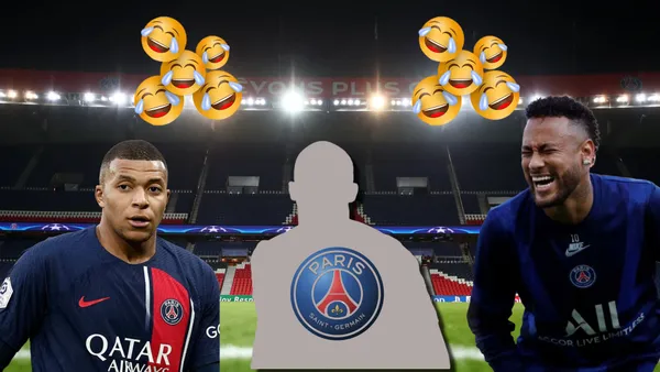 Neymar doesn't hold back and laughs at a current PSG players for his poor stats that isn't Mbappé.