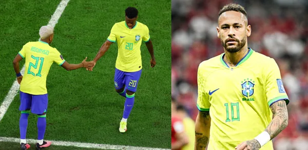 Neymar Jr witnessed Vini's reaction, he was not happy.