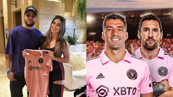 Neymar Junior took a controversial picture with a fan holding an Inter Miami shirt.