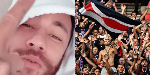 Neymar showed his disappointment towards PSG fans for failing to recognise his