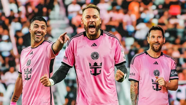 Neymar, Suárez and Messi