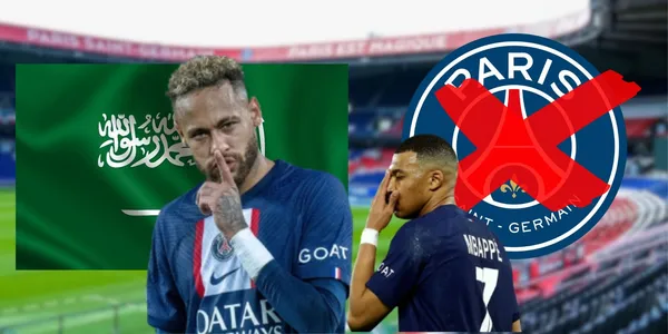 Neymar telling PSG's own fans to shut up when they were booing him back in 2019