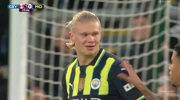 Norwegian striker headed home a 1-1 draw at Selhurst Park