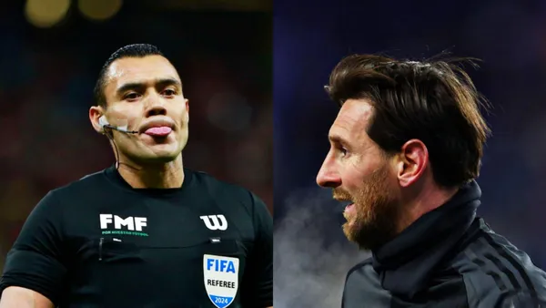 Ortiz and Lionel Messi