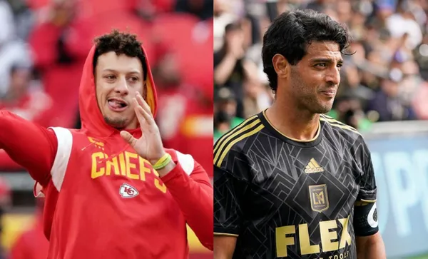 Patrick Mahomes and Carlos Vela