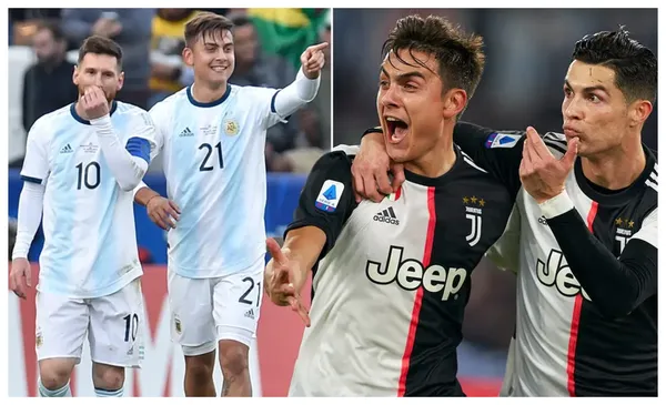 Paulo Dybala, Lionel Messi and Cristiano Ronaldo