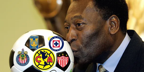 Pelé and the only club in Mexico that he did know and it was all because of his greatness and everything he did at the time