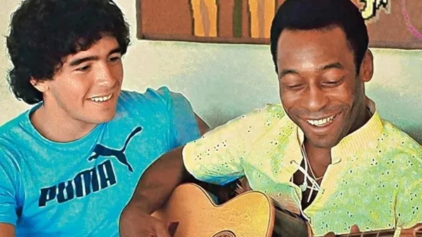 Pele said goodbye to Diego Maradona again and was very sorry for not having said something to him when Maradona was still alive